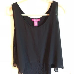 Catharine Malandro black swing tank top